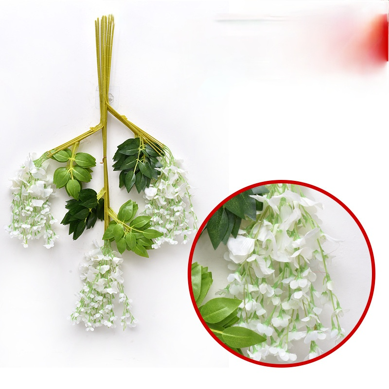 Hoa Tử Đằng Nhân Tạo Nhiều Màu Dùng Để Trang Trí Đám Cưới Đẹp Mắt