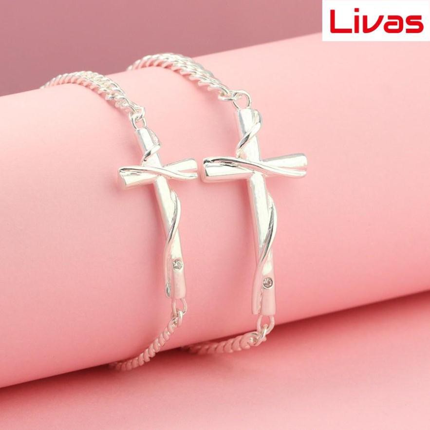 Vòng tay cặp đôi nam nữ thánh giá LTD0016 - Trang Sức LIVAS