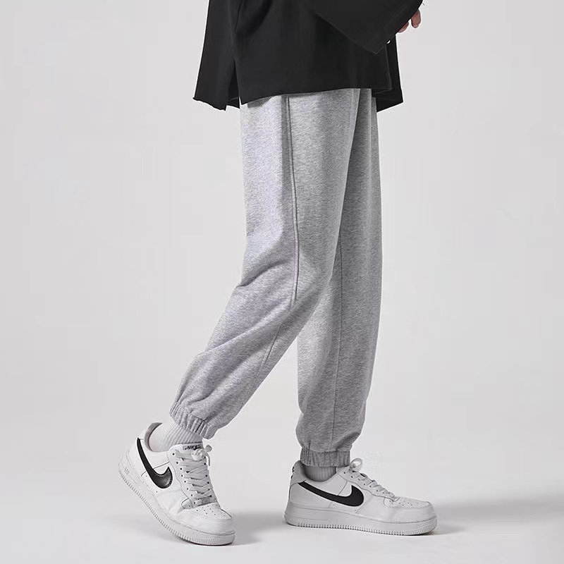 Quần nỉ jogger nam nữ ống rộng bo gấu sweatpants mùa đông