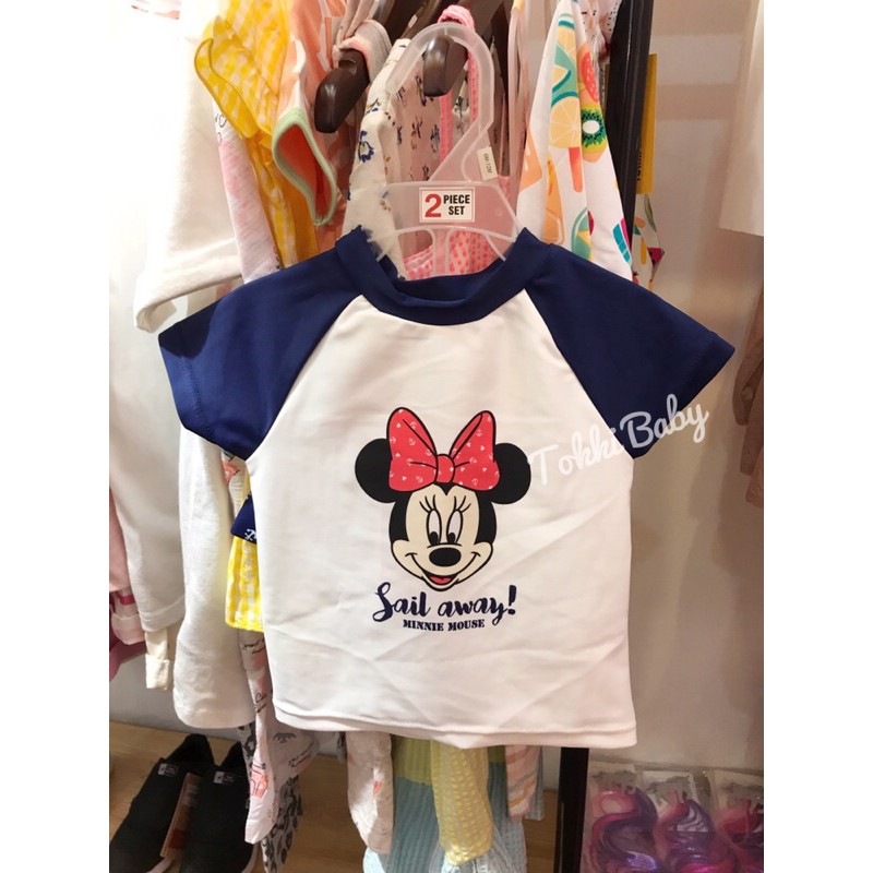 Set bơi Mickey xanh cho bé gái