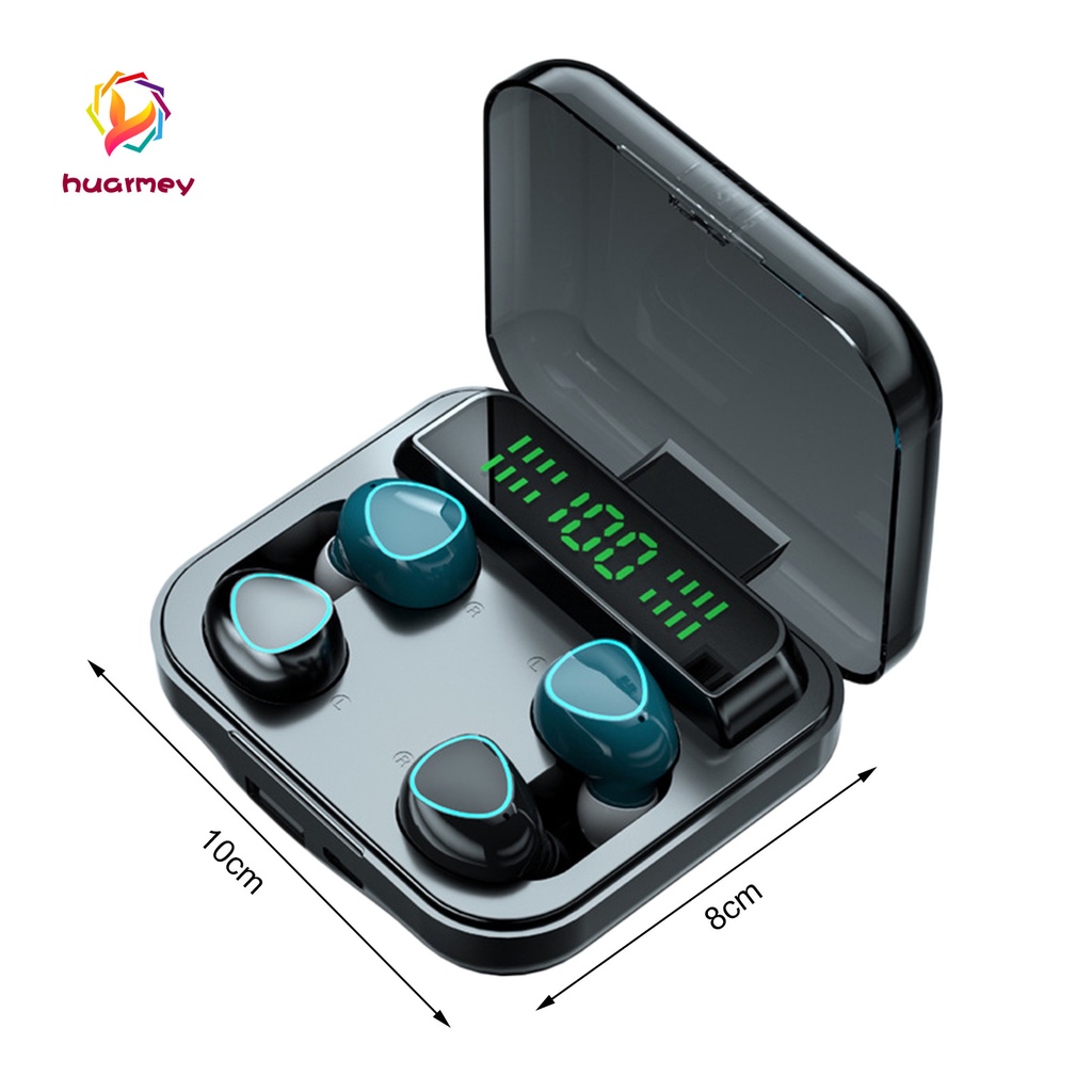 Set 4 tai nghe m22 bluetooth 5.1 mini giảm tiếng ồn cho điện thoại