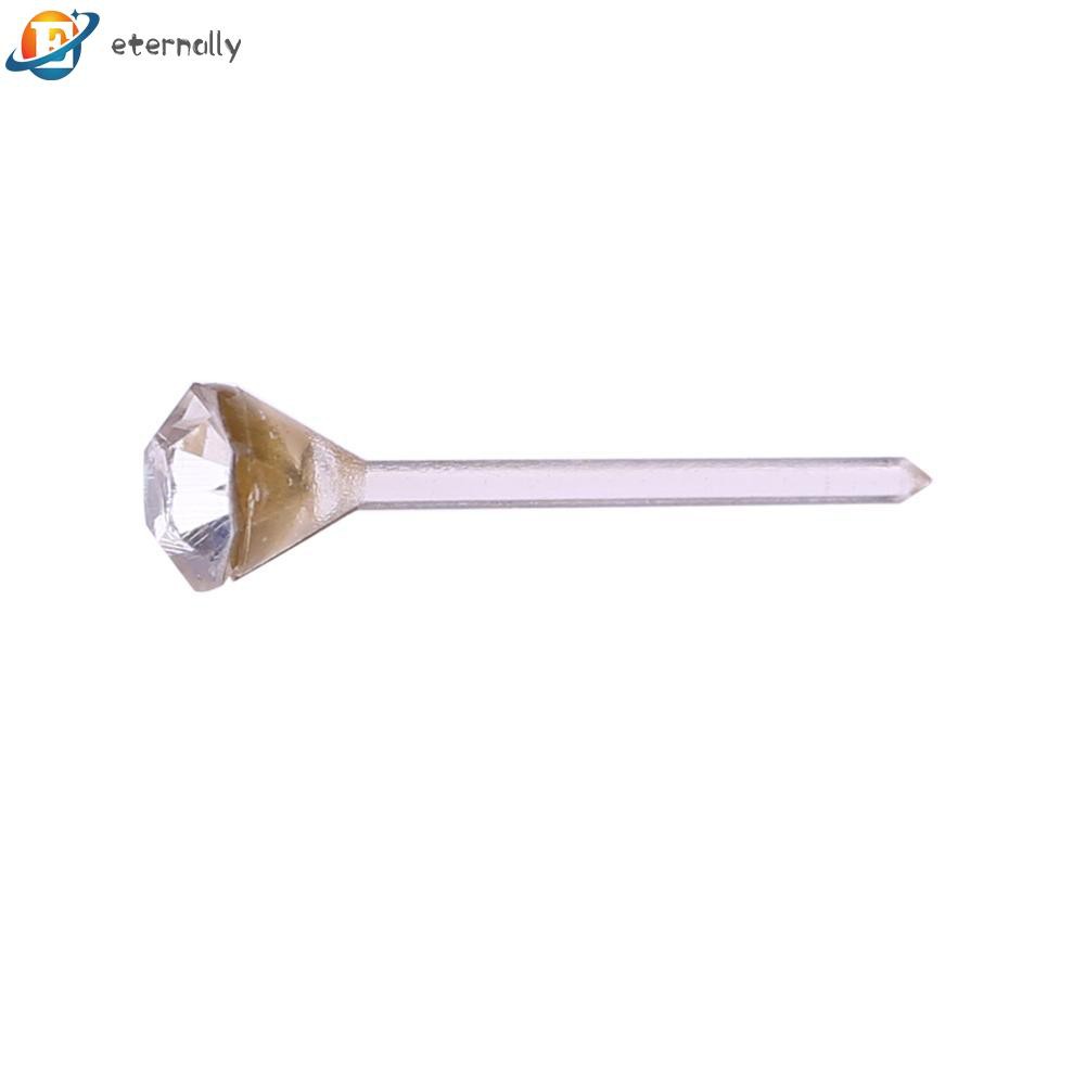 Set 20 Đôi Bông Tai Xỏ Lỗ Hình Tròn Bằng Nhựa 11.24