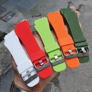 [Freeship toàn quốc từ 50k] Dây cao su mềm cho đồng hồ thông minh đầu 22mm