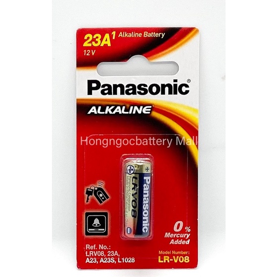 Vỉ 1 viênPin A23 12 v Panasonic dành cho cửa cuốn - remote ô tô