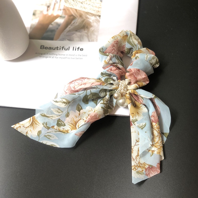 Dây Buộc Tóc Nơ Satin Cỡ Lớn Phong Cách Hàn Quốc Mới