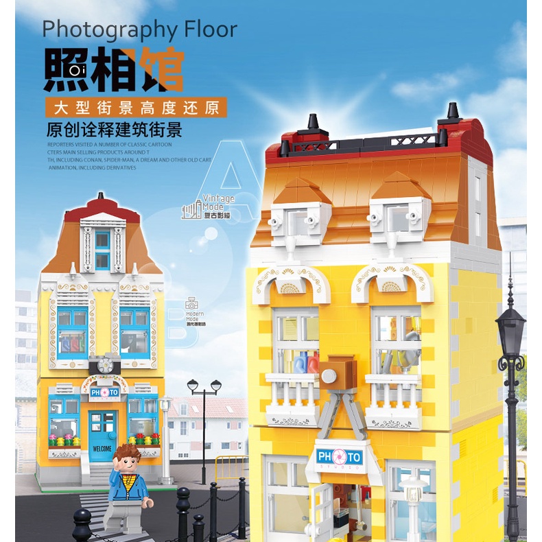 Bộ Đồ Chơi Lắp Ghép LEGO 1773 Mảnh Hình Thành Phố Dành Cho Bé
