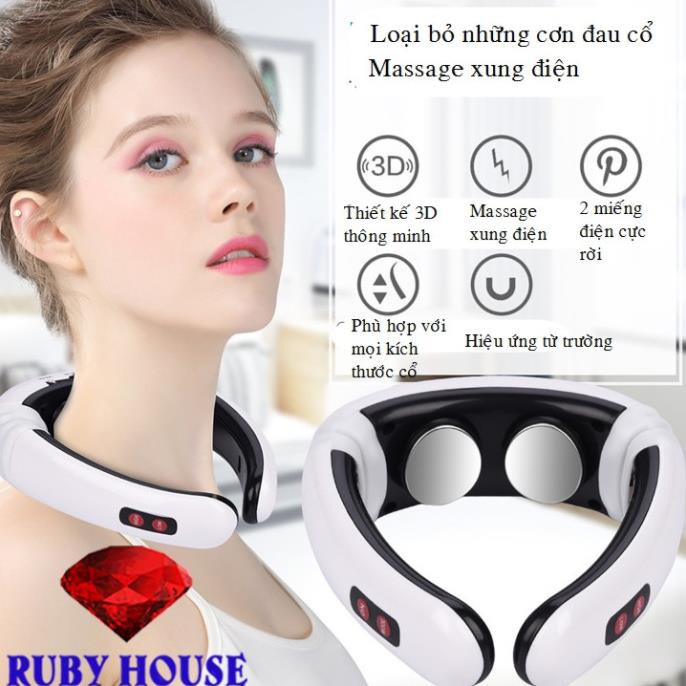 Máy massage cổ vai gáy Neck Massager KL-5830-Ruby House