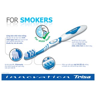 Bàn Chải Đánh Răng Trisa For Smokers
