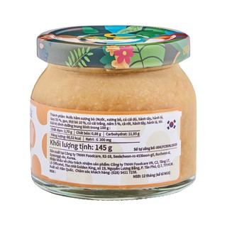 CHÁO THỊT BÒ VÀ NẤM THE CLE (ĂN DẶM HÀN QUỐC) - DATE T10.2022