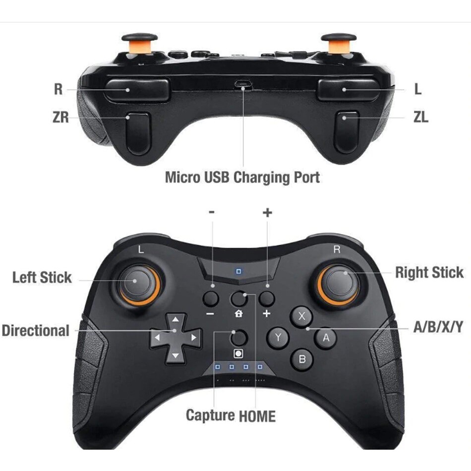 Tay cầm chơi game không dây cho Nintendo switch ns pro wireless joystick Controller Gamepad TNS-1724 DOBE