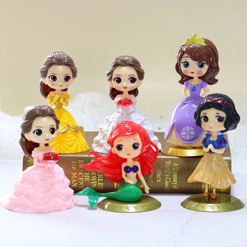 Mô Hình Công Chúa Bạch Tuyết / Nàng Tiên Cá / Lọ Lem / Nàng Tiên Cá Dễ Thương Xinh