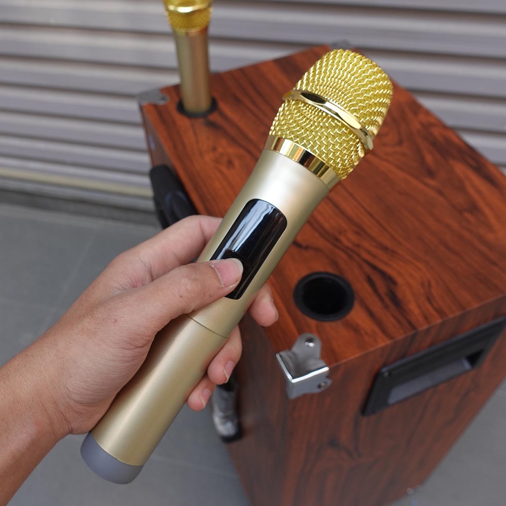 Loa Kéo BNIB M15 Bass 40 - 2 Đường Tiếng | Loa Kéo Bass Khủng, kèm 2 tay Micro VHF Cao Cấp | Bảo hành 12 tháng