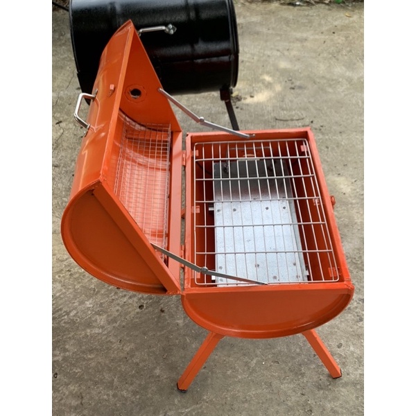 Lò nướng thùng phuy mini