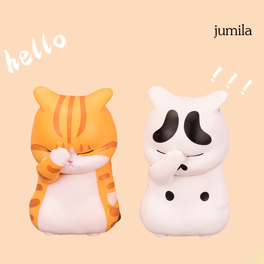 Mô Hình Mèo Con Bằng Nhựa Resin Dùng Trang Trí Nhà Cửa