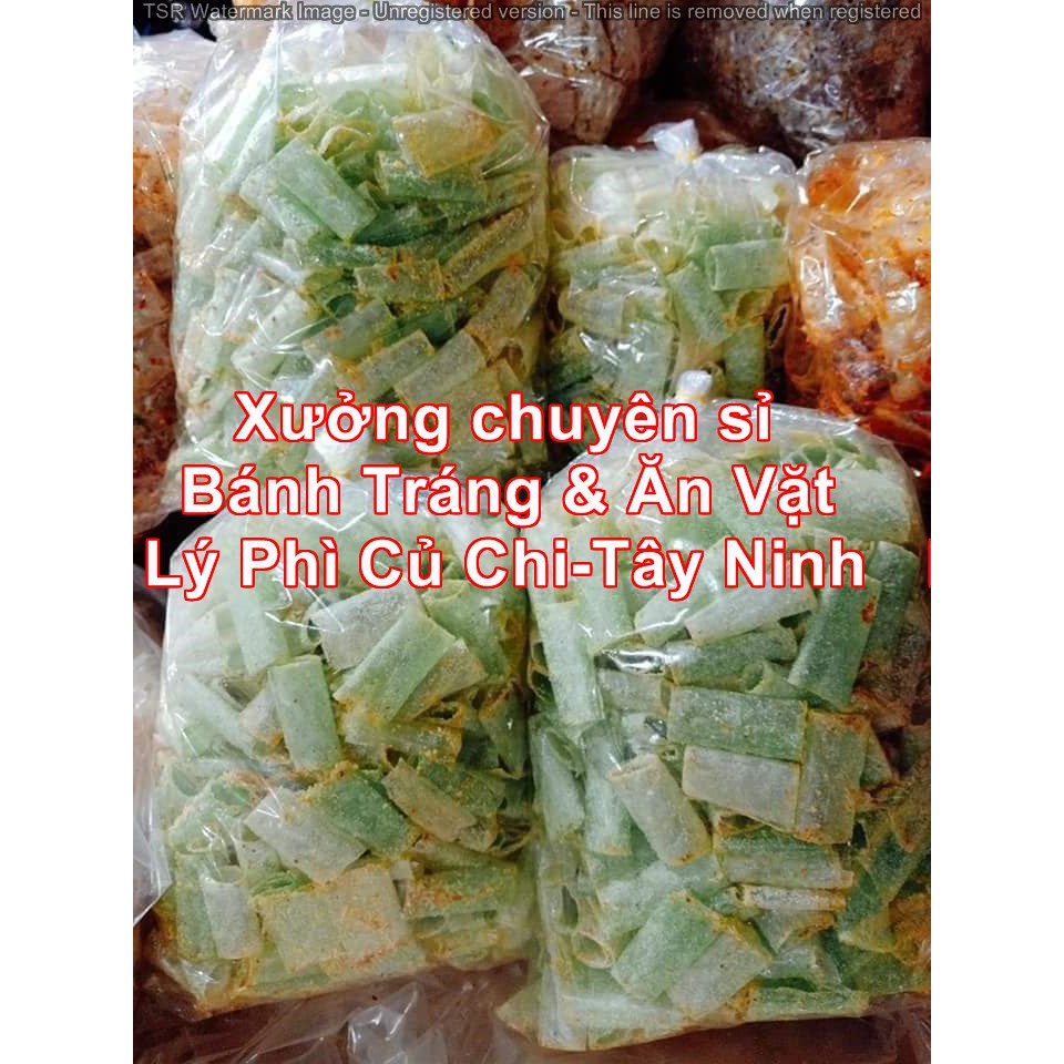 Sỉ Bánh tráng Lá Dứa cuộn Phô Mai 10 bịch