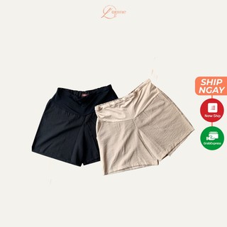 Quần bầu Short Đũi dáng  basic với 4 màu dễ mặc thấm hút mồ hôi by LAMME