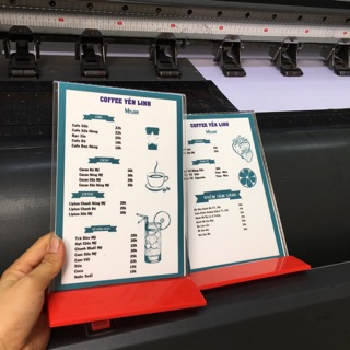 mica menu, bảng menu- hàng chuẩn,đẹp-quangcaohuychuong.com