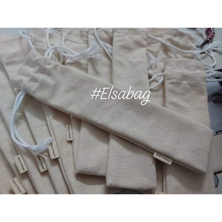 Túi canvas đựng ống hút tre