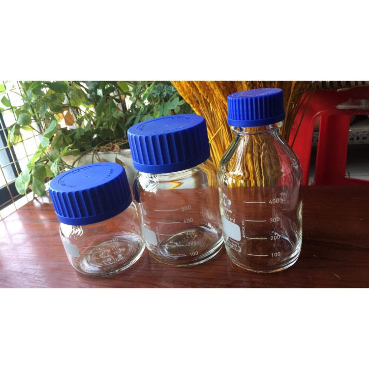 CHAI THUỶ TINH DURAN CỔ RỘNG 250ML ĐỨC.
