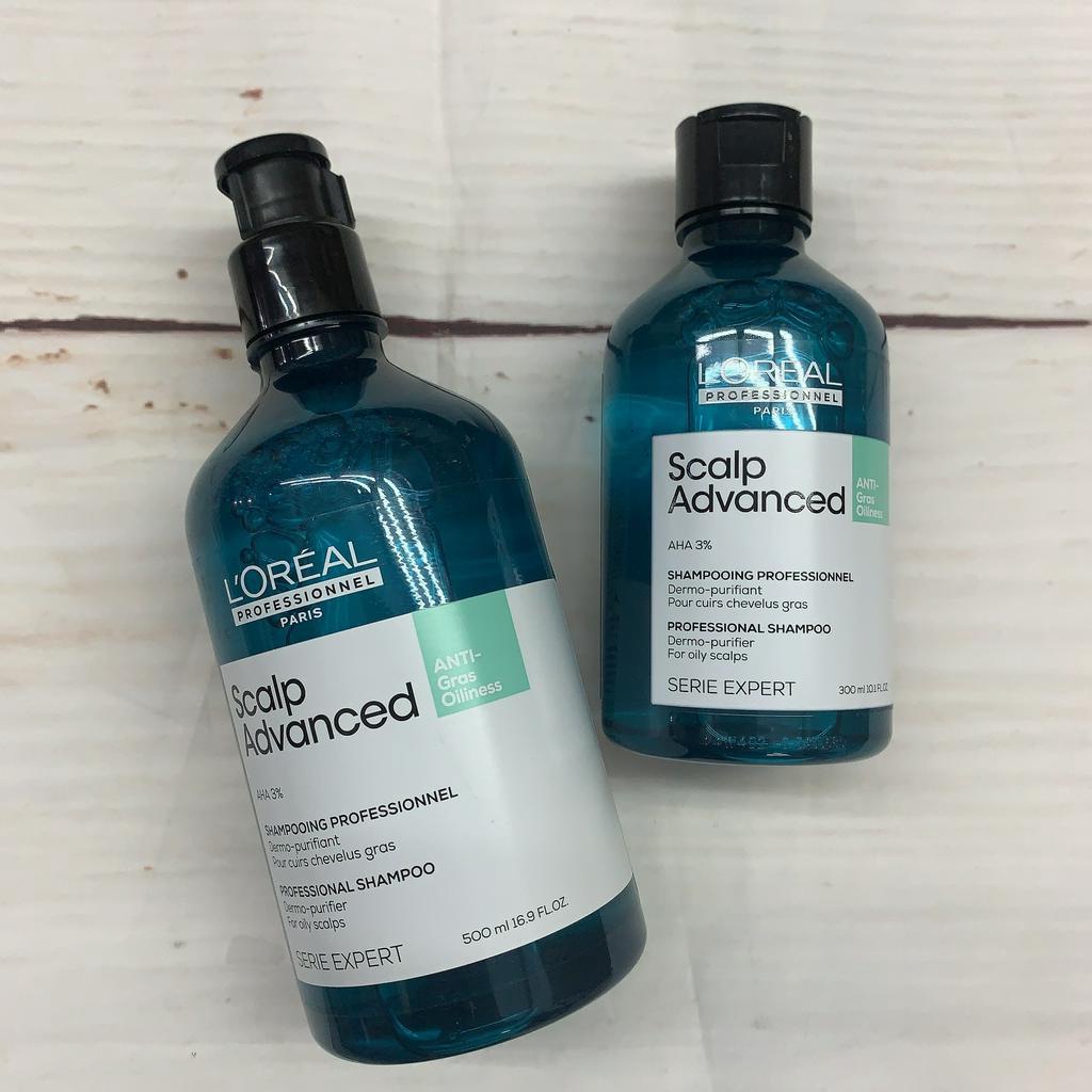 Dầu gội dành cho da đầu dư dầu, giảm tiết bã nhờn L'OREAL Professionnel Scalp Advanced Anti Gras Oilness 300ml/500ml