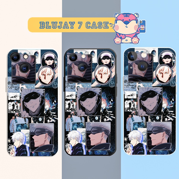 Ốp đt Jujutsu Gojo collage Blujay7 cho iphone 6,6plus,7,7plus,8,8plus,x,xr,xs,11,12,pro,max,plus,promax BLUJGJO009