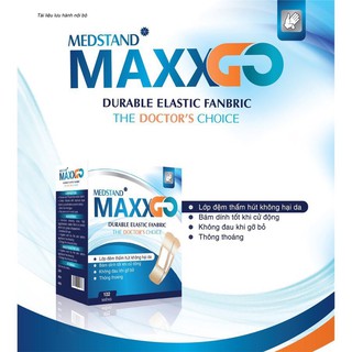 Băng Cá Nhân Maxxgo- Hộp 100 miếng