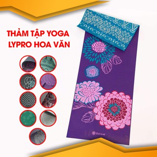 [TẶNG TÚI ĐỰNG CAO CẤP] Thảm Tập Yoga LYPRO PVC Loại 1 Hoa Văn Đẹp Dày 6mm Dụng cụ Thể Thao Tại Nhà