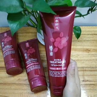 💓Hàng nhật💓 Kem dưỡng, ủ tóc chiết xuất từ tinh dầu hoa trà 230g hàng nội địa nhật bản