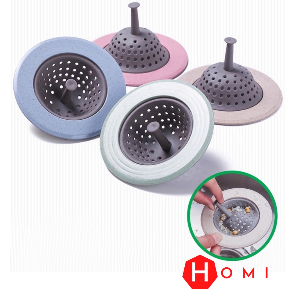 Phễu lọc rác [CHÍNH HÃNG], lọc đồ ăn thừa bồn rửa chén - Phễu lọc tóc, rác thải ống thoát nước nhà tắm toilet - Dhomi