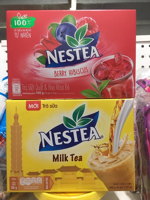 TRÀ VIỆT QUẤT VÀ HOA ATISO ĐỎ NESTEA 140g