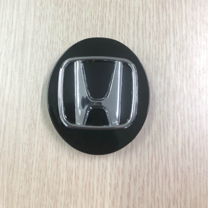 Logo chụp mâm bánh xe ô tô Honda đường kính 69mm HD69: Mầu Đen và Bạc