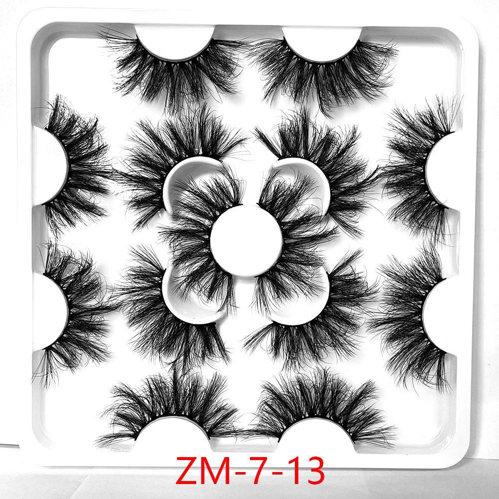 Bộ 7 Cặp Lông Mi Giả Mềm Mại Handmade Dành Cho Trang Điểm Thủ Công