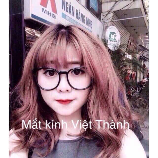 MẮT Kính mắt mèo bản to kính ngố giả cận gọng kính teen GM12