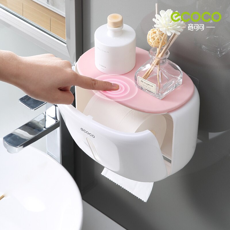 Hộp đựng giấy vệ sinh gắn tường đa năng tiện lợi