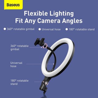 Đèn LIVESTREAM Baseus Live Stream Holder-Table Stand (3 nhiệt độ màu, chiều cao 20cm - 60cm)