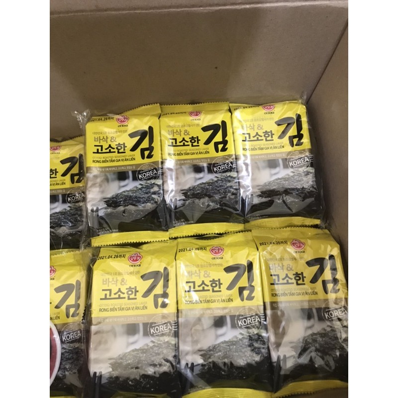 Lốc 3 Gói Rong Biển Tẩm Gia Vị Ăn Liền Ottogi