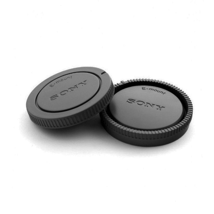 Nắp cáp đậy body và đuôi lens ống kính cho Sony Nex ngàm E-Mount