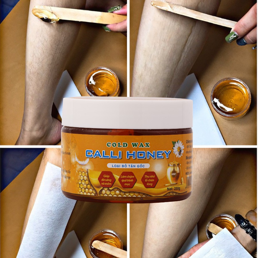 WAX LÔNG AN LÀNH CALLI HONEY, wax lông toàn thân , triệt tẩy nách, ria mép, lông chân tay, bikini vùng kín - WCH