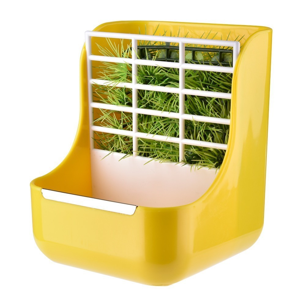 máng ăn cho thỏ,đồ dùng cho thỏ Rabbit 2-in-1 Grass Stand Pet