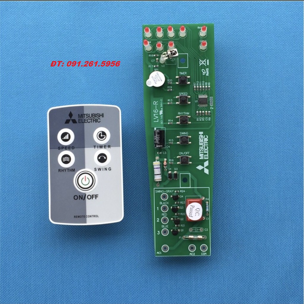 Bộ bo mạch và điều khiển  quạt cây Mitsubishi