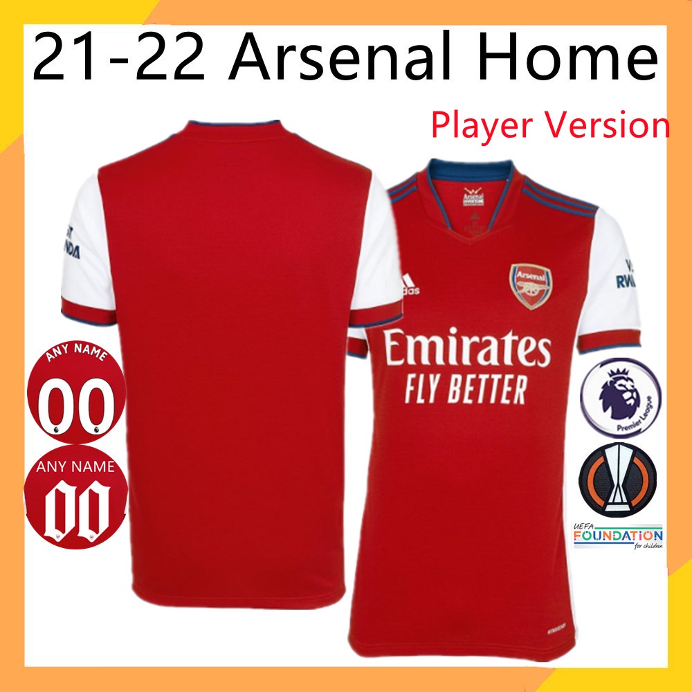 Áo Thun Đá Banh Arsenal Jersey Home 21-22