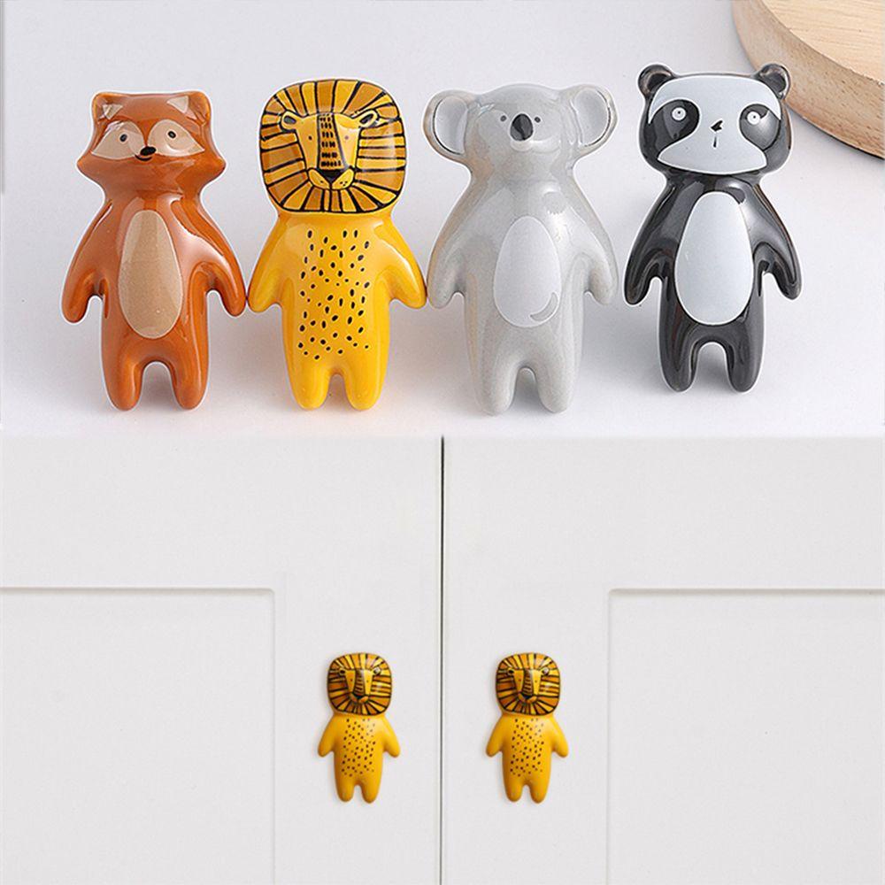 Bộ 2 Núm Kéo Cửa Tủ Bằng Gốm Cho Phòng Bé