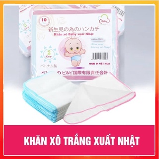 Com bo 2 gói khăn xô sữa xuất Nhật 2 lớp