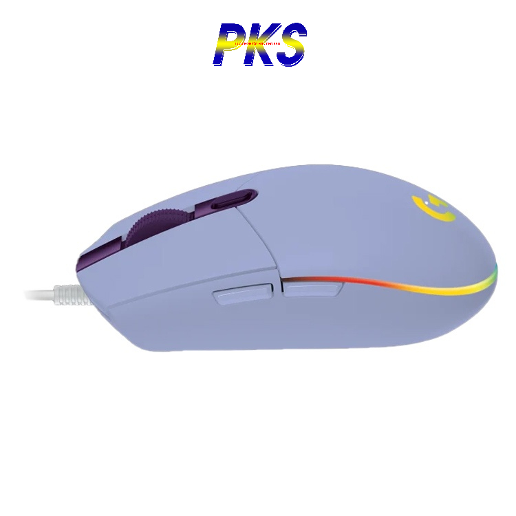 Chuột Gaming có dây 8000 DPI Logitech G203 LightSync bộ xử lý ARM 32 bit mới, LED RGB đồng bộ LightSync