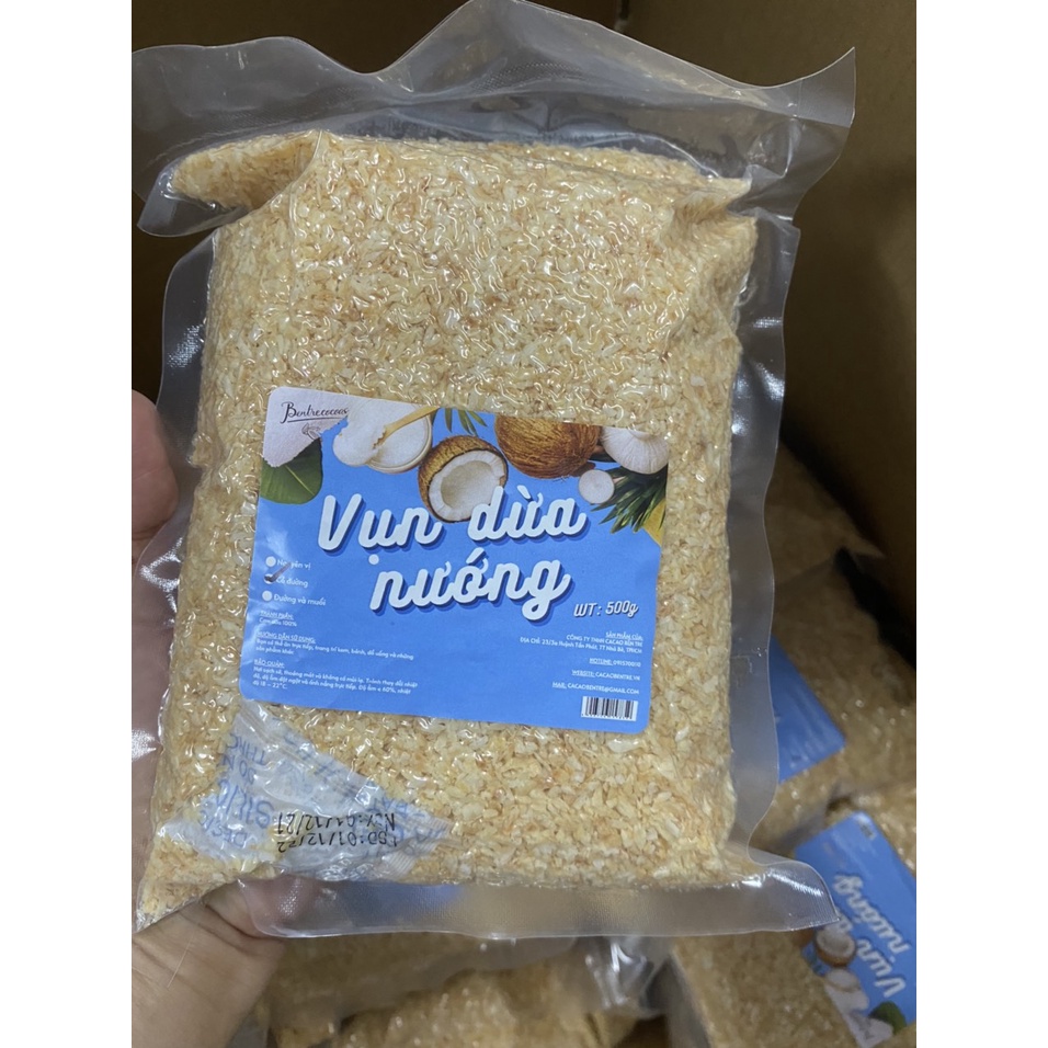 Vụn dừa nướng nguyên vị 500g