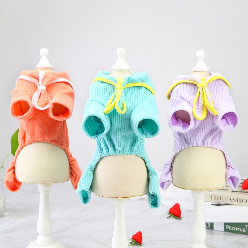 Quần áo chó mèo thú cưng: Áo len tăm cá tính