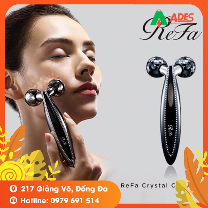 Cây lăn Massage Refa Crystal Carat Face - Cây lăn Masage Nhật Bản - Bảo Hành Chính Hãng