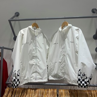 [shop yêu thích] Áo dù Lửa Trắng  -UNISEX cao cấp