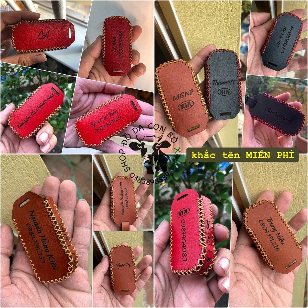 Bao Da Chìa Khoá KIA cerato 2019, 2020, 2021 handmade Da Thật 009 | BigBuy360 - bigbuy360.vn