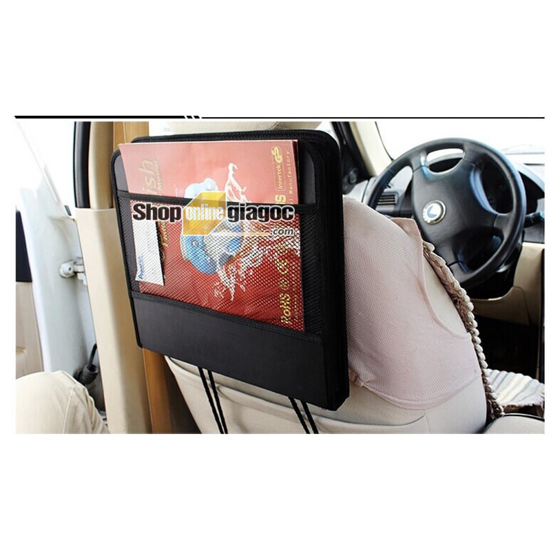 Kệ Chứa Đồ Kiêm Bàn Làm Việc Treo Sau Ghế Ô Tô SPW03